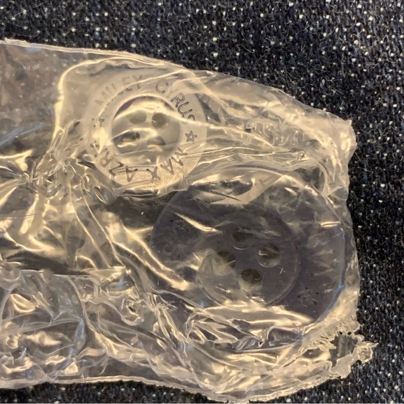 Womens 5 Juniors MILEY CYRUS MAX AZRIA Blue Rinse Denim Scrunch Micro Mini Skirt - Picture 5 of 10